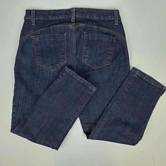 Nine West Denim - Nine West Cropped Medium Dark Wash Jeans